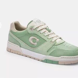 NWT Coach Men's Soho Sneaker vivid green CAQ15 US 7.5 new
